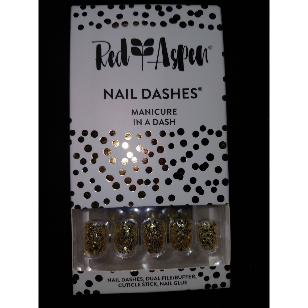 Press On Nails Penny Is Golden Fall Winter Thanksgiving Christmas Dash Red Aspen